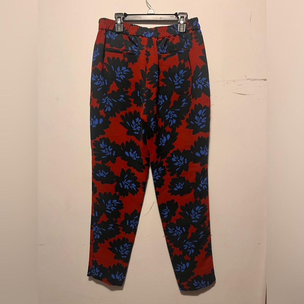 J. Crew Red and Blue Dress Pants